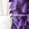 Luxury 3d Ruffled Taffeta Chiavari Chair Cover 2 Stil för val 50 st Mycket med gratis frakt