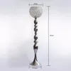 Vaso cilindrico in vetro alto di alta qualità per composizioni floreali