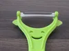 Plastic peeler melon fruits and vegetables planing multifunction kitchen creative smiley face peeler cut fruit knife