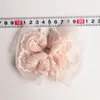 Lace Gauze Korea Style10pc/lot Hair Clips Lovely Gauze Bows Baby Kids Hairbands with Mini Hearts Princess Headbands White Hair