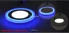 Nyaste Ultrathin LED-panellampor Subdivision Control 6W 9W 18W 24W blå röd grön med varm / cool vit inbyggd taklykta