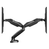 NB F160 Gas Spring 360 Degree Desktop 17"-27" Dual Monitor Holder Arm Full Motion TV Mount