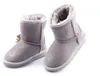 Sıcak bayan botları klasik erkek çizme kız çizmeler kar botları marka tasarımcısı botları deri çizme glitter2009