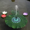 Universal Solar Floating Lotus Leaf Fountain Pump Garden Damm Pool Vatten Solar Power Pump Pump Utomhus Yard Solar Vattenspray Dekorationer