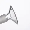 Support d'adaptateur en verre pour bol pièce dômes adaptateurs de bangs de conduite d'eau 14mm 18mm mâle femelle joint givré Dropdow Dab Rig 377