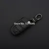 Ręcznie Zszyty Prawdziwy Skórzany Keychain Dla Dodge Journey 2012 2013 2014 2 Przyciski Inteligentny Remote Klucz Key Cover Case Auto Accessory