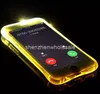 Tanie TPU + PC LED Flash Light Up Case Przypominaj przychodzącą pokrywę połączenia dla iPhone XR XS Max 8 Plus Samsung S8 S8 + NOTE9 8