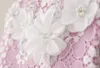 Девочки цветы кружева Туту платья для вечеринок дети девушки Принцесса цветочные платья 2017 дети Рождество одежда 3 цвета C2790