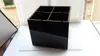 Wholesale Luxury Cosmetic Holder Acrylic Makeup Box Big Makeup Tools Make-up Brush Desktop Storage Box With Gift Box for Wedding Gift