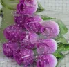 Regali promozionali fiori artificiali fiori artificiali rose rosa singola san valentino rose pesca