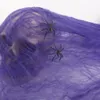 Dhl Halloween Decoration Fake Cotton Spider Webs Cobwewb Spiderweb Party Haunted House Halloween Props Home Dekoracja 5 kolorów9796443