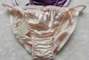 New fine 100% Seta da donna String Bikini Mutandine da donna taglia S M L XL XXL 8 pezzi lotto288O