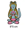 Speciale stripfiguur blauwe tovenares Avatar meisje borduurwerk opstrijkbare of naai de patch 8*5 CM gratis verzending