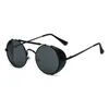 Oddkard Classic Steampunk Okulary dla mężczyzn i kobiet Marka Designer Okrągły Moda Okulary przeciwsłoneczne Oculos de Sol UV400