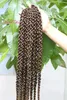 Nouvelle mode marley tresses extensions de cheveux 22 pouces tresse en faisceaux 3D Cubic twist crochet tressé hari120g ombre braidin