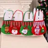 Borsa natalizia per caramelle Babbo Natale Elf Spirit borse per bambini Candy Gift Sweet Sack Treat Bag Decorazione per l'albero di Natale