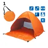 Sommartält 13 Stil Utomhus Tält Camping Shelters För 2-3 personer UV Skydd Tält för Beach Travel Lawn 10 st DHL Snabb leverans