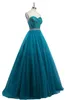 Formal Evening Gowns 2021 Teal Blue Prom Dresses Long Sequins Beaded Cocktail Party Prom Dress Ball Gowns A Line robes de soiree201v