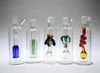 Plusieurs mini bouteilles en verre Bongs en verre en gros Brûleur à mazout Pipe à eau en verre Plates-formes pétrolières Fumer des plates-formes