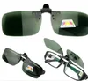 Wholes-20pcs lot New Fashion Clip-on Flip-up Lens Polarized Day Night Vision Sunglasses Driving Glasses S M L292t