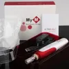 Dermapen mm derma stämpel penna Dr.pen Electric Derma Stämpel MyM Derma Pen Micro Needle Equipment med 50st nål tips express frakt