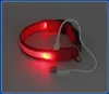 2016 New Dog supplies USB LED Dog Collars Webbing Rechargeable battery 3 sizes 6 colors free shipping