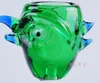 Grüne Vogelkopf-Glaswaren, Großhandel Glasbongs Ölbrenner Glaspfeifen Gewässer Rohr Bohrinseln Rauchen Kostenloser Versand