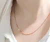 rose gold snake chain