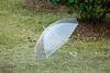 150 Stück transparente Regenschirme, transparente PVC-Regenschirme mit langem Griff, 6 Farben, SN6361