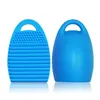 Top 4 kleuren Brushegg Cleaning Makeup Wassen Borstel Silica Glove Scrubber Board Cosmetische Schone Gereedschap voor Reisleven