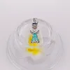 Andy Jewel Pandora Authentic 925 Silver Beads DSN Tinker Bell's Dress Frick Wrating Green Monamel Tarms يناسب أساور المجوهرات الأوروبية على طراز Pandora 792138en93