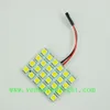 Oświetlenie żarówki Dome Festoon Samochód LED Panel Wnętrze Light 24SMD 5050 Auto Reading Lights z T10 / Ba9s / Festoon