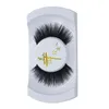 Wholesale-1 Pair Women Lady Real Black Handmade Natural Mink Hair Long Thick Eye Lashes False Eyelashes