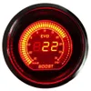 Sıcak 2 inç 52mm Turbo Boost Vakum Ölçer Psi 12 V Araba mavi Kırmızı LED Işık Tonu Lens LCD Ekran Oto Dijital Metre enstrüman Evrensel