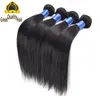 Freies Verschiffen 8A Gerades Haar für 8-30-Zoll-Haar-Haar-brasilianisches malaysisches peruanisches indisches menschliches Haar-Erweiterungen 4pcs peruanische Haar-Webart