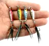 Hengjia 50 adet Metal Jigs Kurşun Balıkçılık Cazibesi 6.4G 2.5 CM Isca Yapay Mini Sert Kurşun Balıkçılık Lure Bait