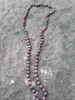 ST0270 10mm Leopardskin Jasper Stone Man Women Unique Boho Jewelry 40'' Long Necklace natural stone bead necklace