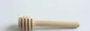 500st Wood Spoon Jam Dipper Mini Long Träsked Stick Natural Beech Wood Spoon