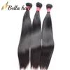 Braziliaans haar 3 bundels deals volhoofd supermeisje collectie zijdeachtige rechte Indian Hair Extensions Fashion Maleisische Cambodjaanse Peruaanse Bella Hair Factory