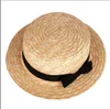 Toptan-[Dexing] Moda Düz Hasır Şapka Yaz Şapka Kadınlar Için Sözleşmeli Güneş Gölge Şapka Turizm Kızlar Boater Şapka Chapeau