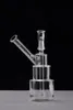 No.AF151 Nieuwste Hitman Mini Glass Bongs Classic Brilliance Cake Smoking Pipe Oil Rigs Water Pipes Bong met 14,4 mm Mannelijke verbinding