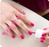 Separatori per dita dei piedi in silicone per salone Separatore riutilizzabile per gel UV Strumento per unghie in acrilico Colore casuale XB1