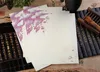 Partihandel-2017 kuvert 32st / mycket nytt vintage kinesisk stil färg bläck målning vanligt papper brev Vacker blommönster skriv wz