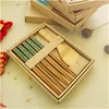 Whole Exquisite Pack of 5 pairs cutlery bamboo chopsticks Carved Simple Style Chinese characteristics Gift New Arrival4047321