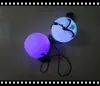 A new ball thrown LED light light colorful throwing lanyard manufacturers Rave Toy