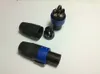 20 pièces de haute qualité bleu Speakon 4 broches mâle prise Compatible câble Audio adaptateur connecteur