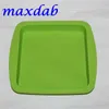 hot DHL silicone wax dish deep pan jar square shape 8"X8" friendly Non Stick smoking pipe Container Concentrate food grade silicon tray