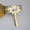 Wedding Favors Coconut Palm Tree Breeze Gold Alloy Beer Bottle Opener Party Gifts Supplies