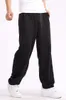 mens cropped sports 4XL 5XL 6XL 7XL sweatpants dark gray joggers plus size trousers boys loose casual cotton straight long pants