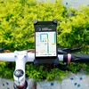 Universal 360 Roterande cykelcykeltelefonhållare Handelklippstativfäste för smart mobil mobiltelefon med detaljhandelspaket4542115